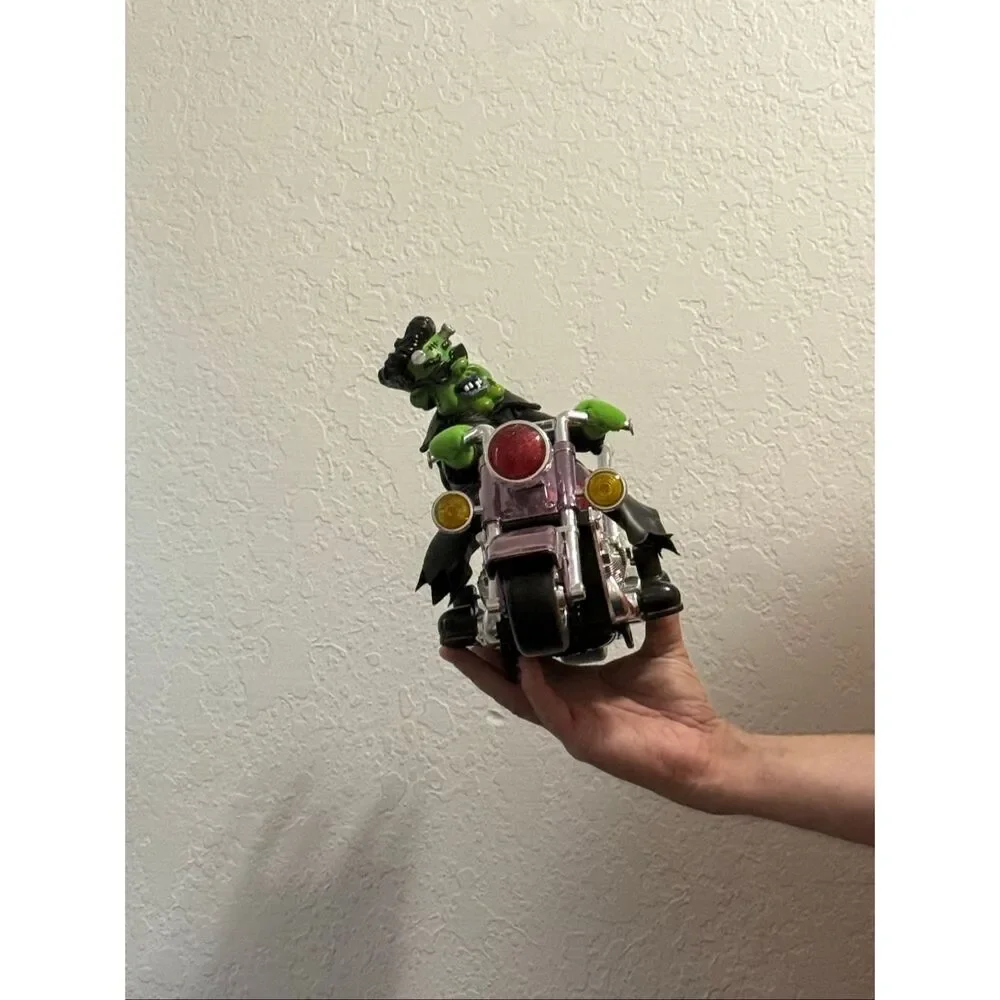 ANIMATED MUSICAL HORROR MOTORCYCLE FRANKENSTEIN RIDER HALLOWEEN DAN DEE
